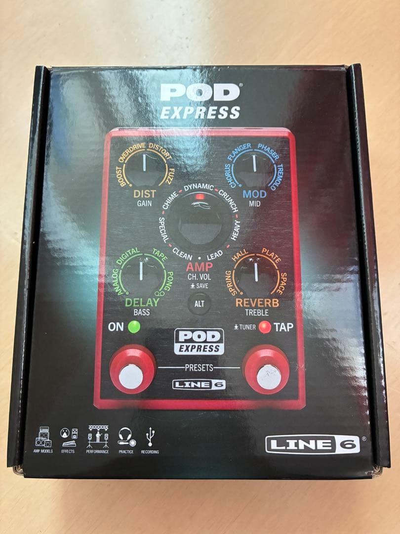 LINE6 POD Express Guitar マルチエフェクター LINE6 ライン6 POD Express Guitar マルチエフェクター ギター