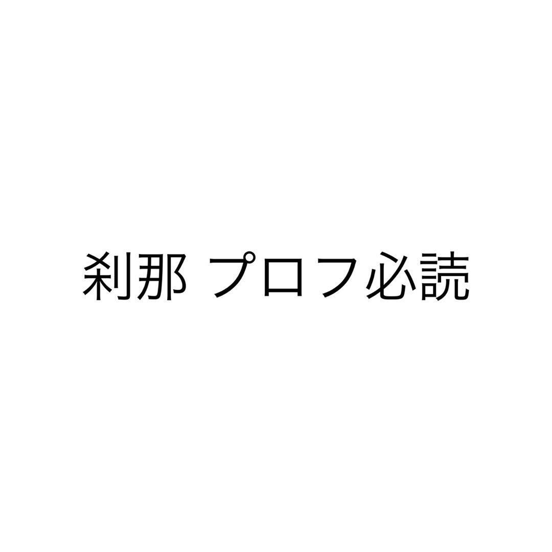 刹那 プロフ必読バインダー カバー saving
