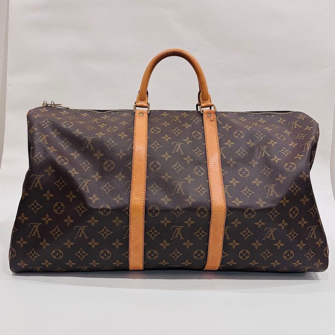 ルイヴィトン キーポル バンドリエール50 モノグラム　ボストン　レトロ