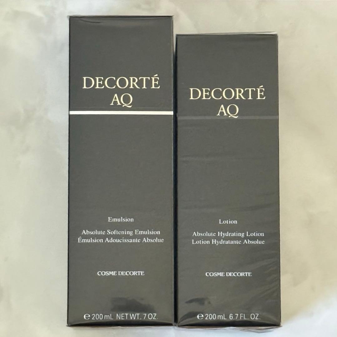 コスメデコルテAQ ローション エマルジョン化粧水乳液セット　新品未開封 コスメデコルテ AQ キャンペーン