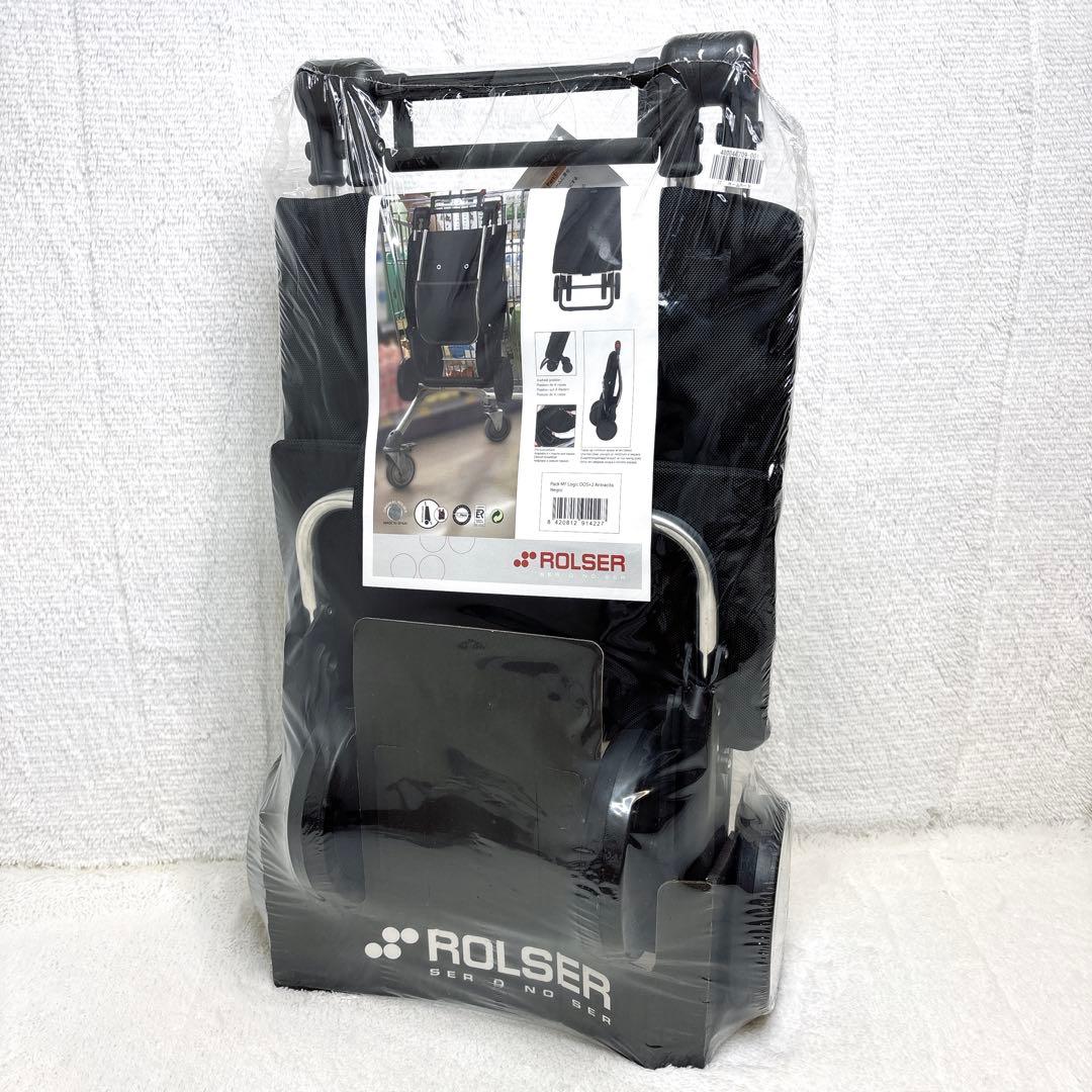 ✨新品✨ROLSER ロルサー ショッピングキャリーカート ブラック　４輪 ROLSER（ロルサー） ショッピングカート キャリーバッグ キャリー