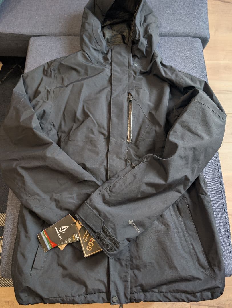 volcom l gore tex jacket black サイズL