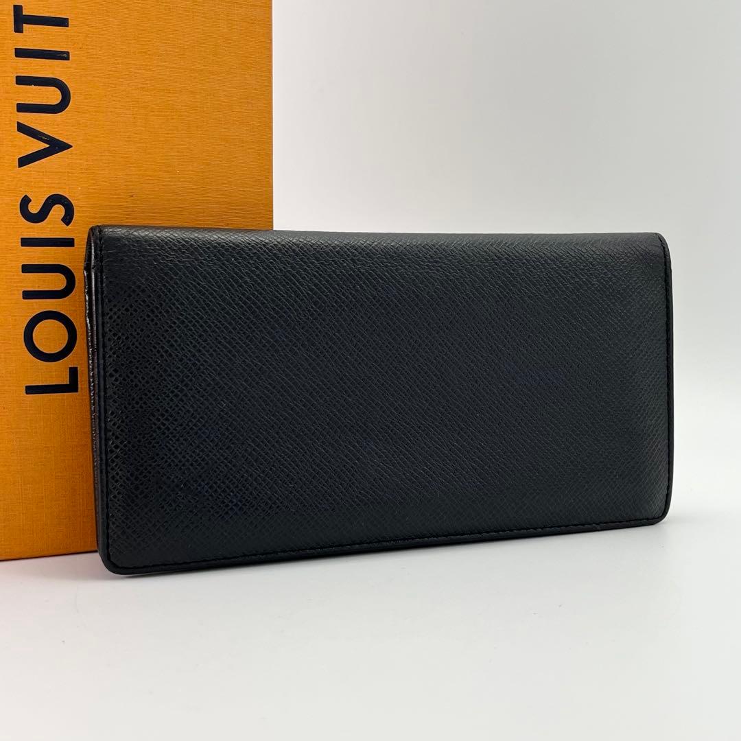 ルイヴィトン　ポルトフォイユブラザ　タイガ　アルドワーズ　長財布　箱