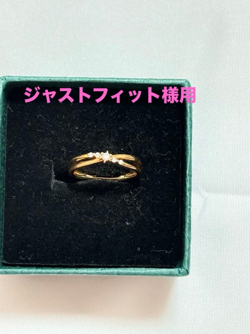 ゴールド クロスデザイン リング10k(正商品) 10Kゴールド クロスオーバーリング - メルカリ