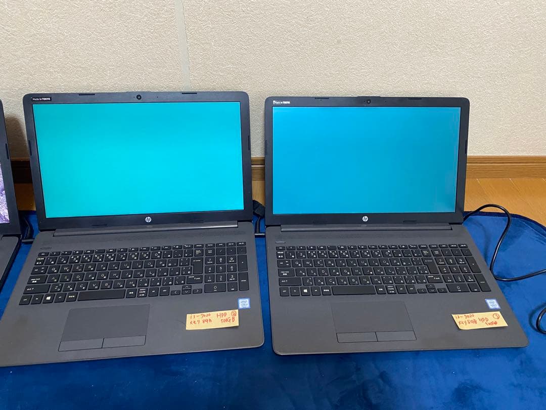 HP 250G7 i3 7020U 8GB 500GB 4台セット