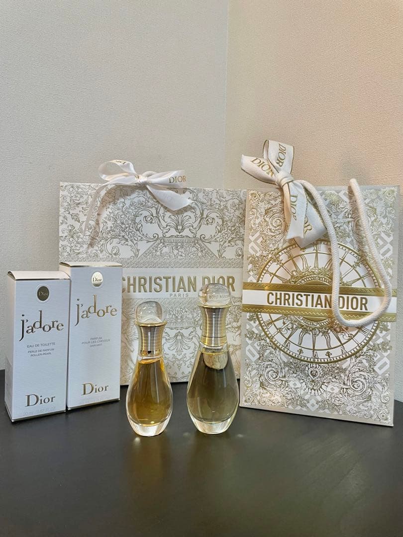 DIOR ジャドール ロールオン＆ヘアミスト セット ショッパー付き ギフトにも ディオール“花々のフレグランス”「ジャドール」がロールオン