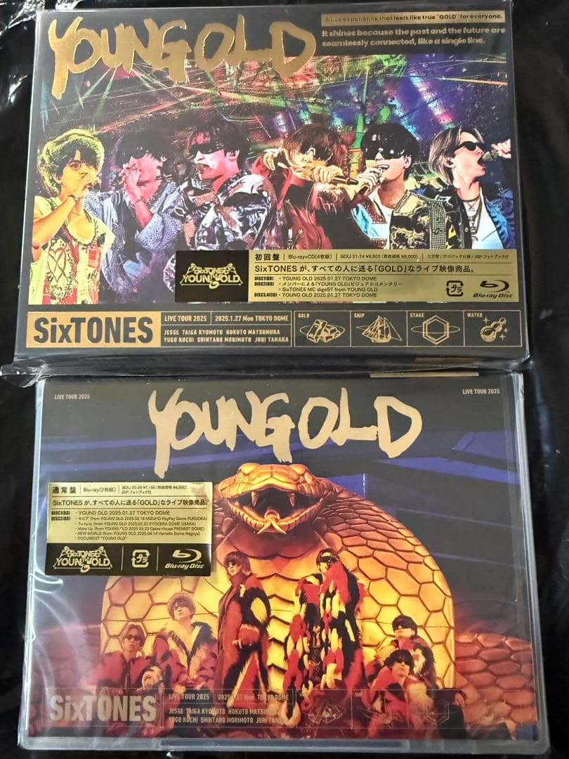 SixTONES YOUNGOLD Blu-ray 初回盤・通常盤 楽天ブックス: YOUNG OLD(Blu-ray初回盤)【Blu-ray】 - SixTONES