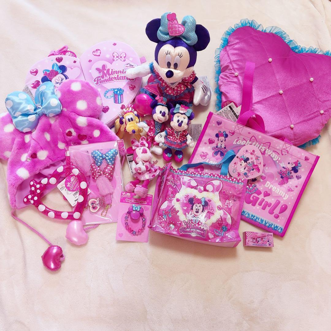 ディズニー　ミニーパルパルーザグッズ　まとめ売り14点