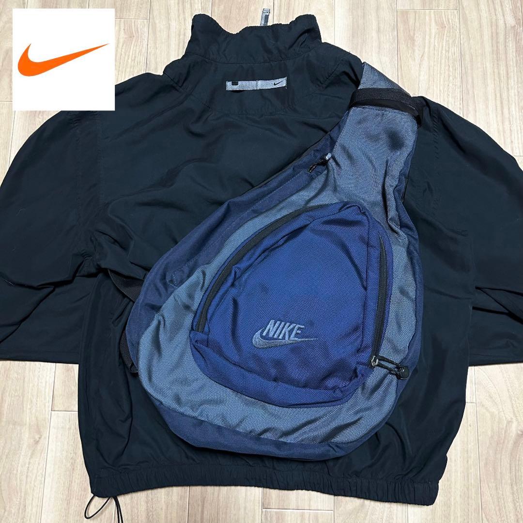 希少✴︎old nike✴︎ワンショルダーバッグ 90s NIKE shoulderbag Oneshoulder BLACK 90年代 NIKE ショルダー