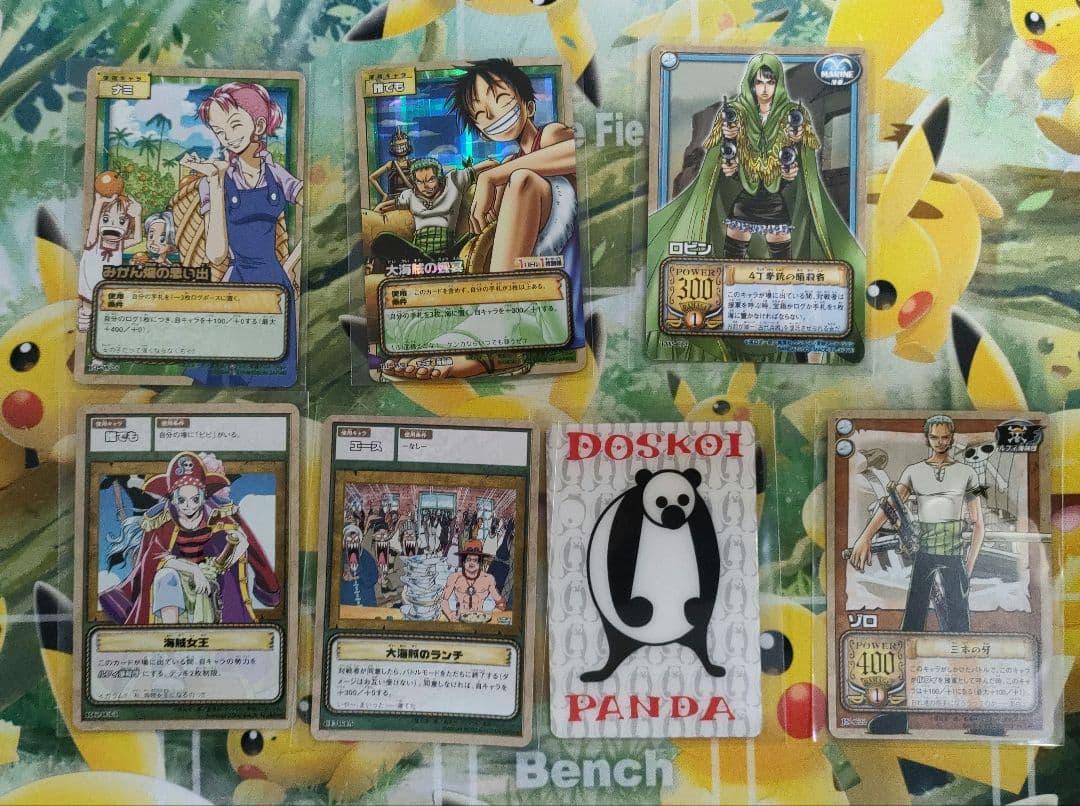 旧ワンピースカード　7枚