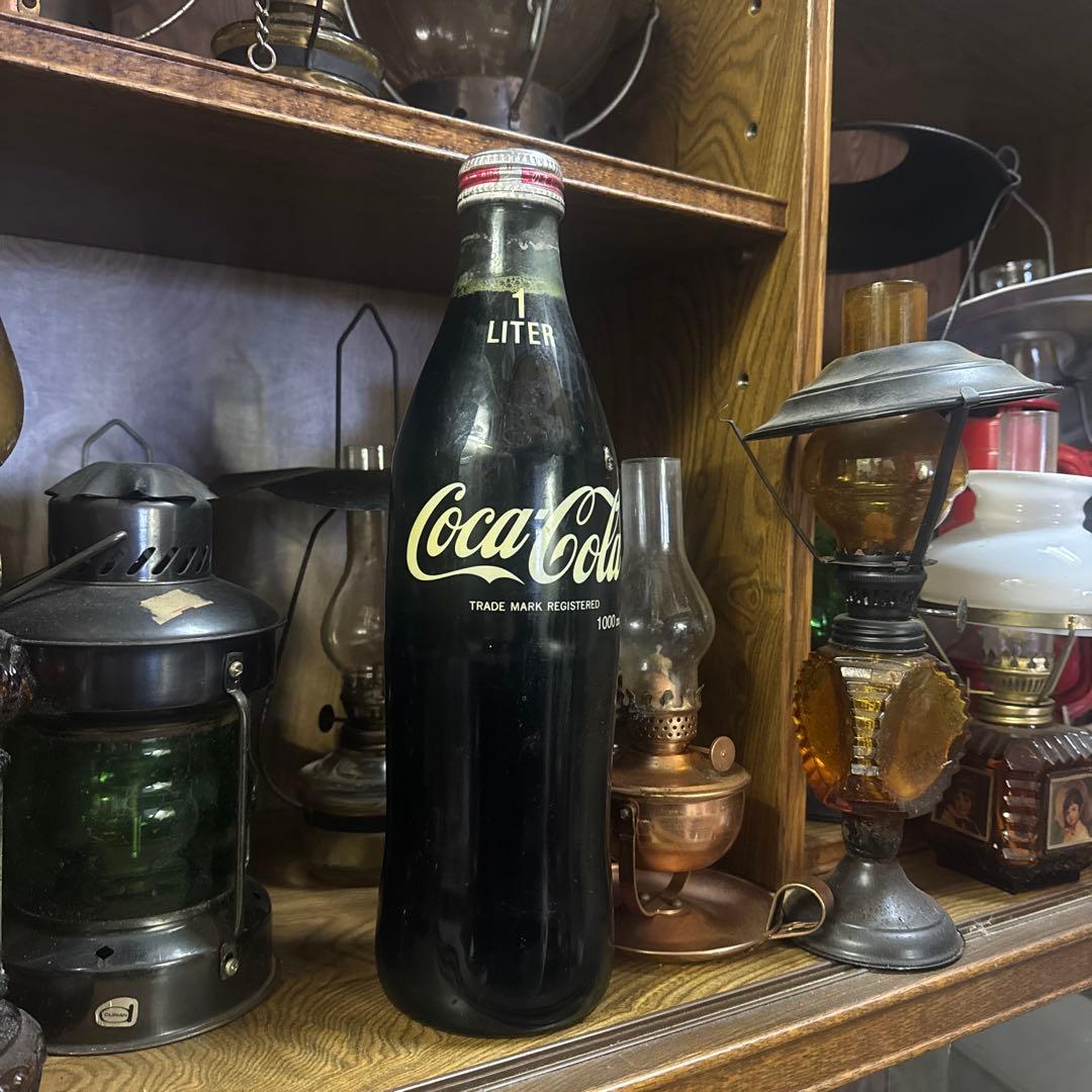 ☆超激レア☆Coca-Cola 1リットル瓶 20円引きキャップ　4本