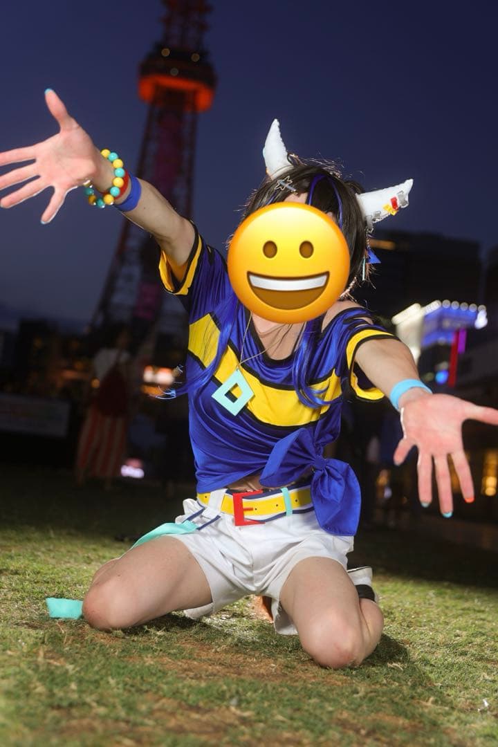 ウマ娘 ダイタクヘリオス コスプレ衣装＋ウイッグ - メルカリ