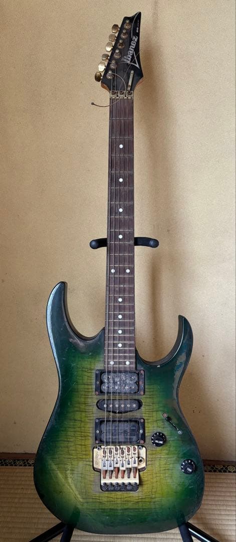 アイバニーズ RG370AHMZ SWK エレキギター【現状品】