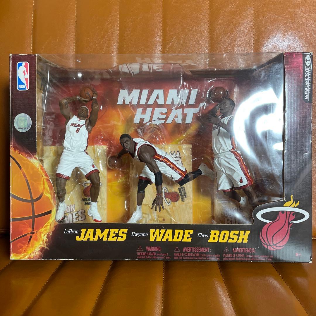 NBA マイアミヒート BIG3 フィギュア 3体セット レブロン・ジェームズ