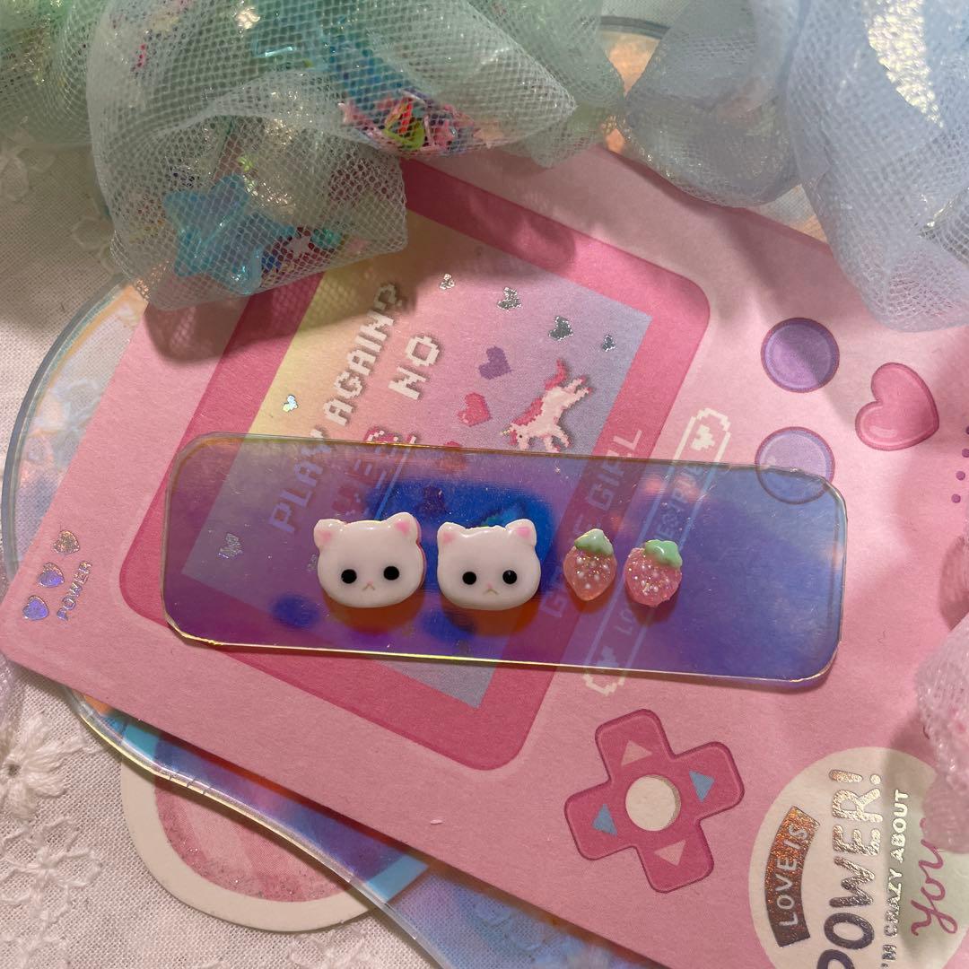 3dネイルパーツ うさぎ どうぶつ ミニチュア  ネイルパーツ