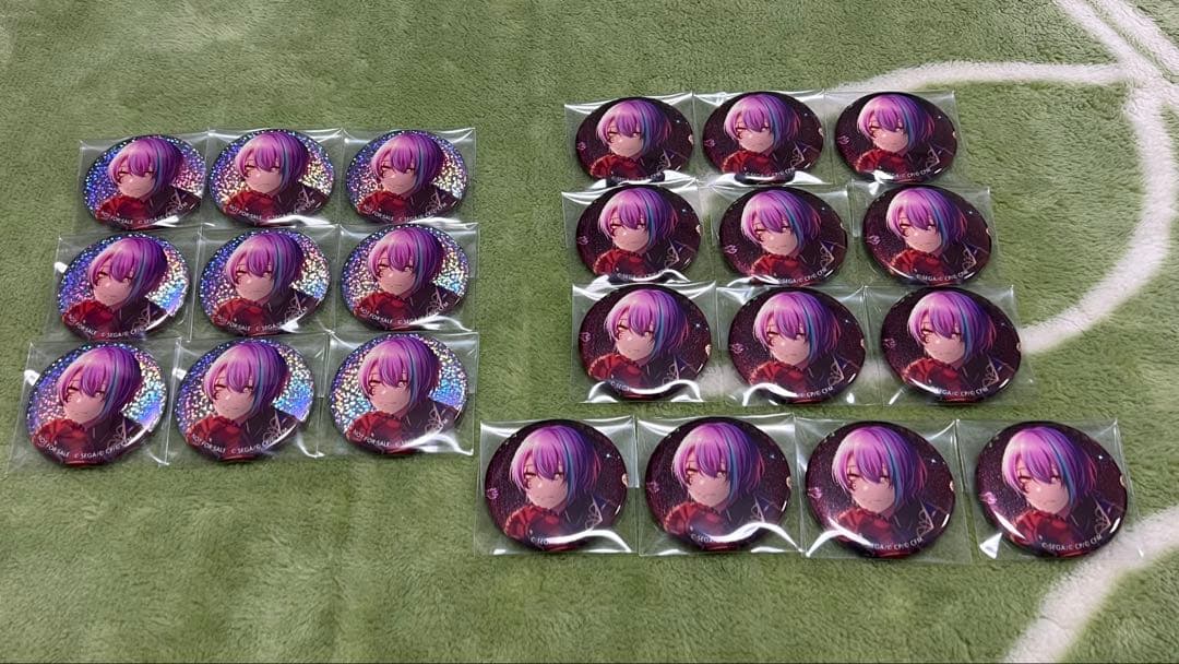 プロセカ　神代類　グリッター缶バッジ　カラフェス 特典缶