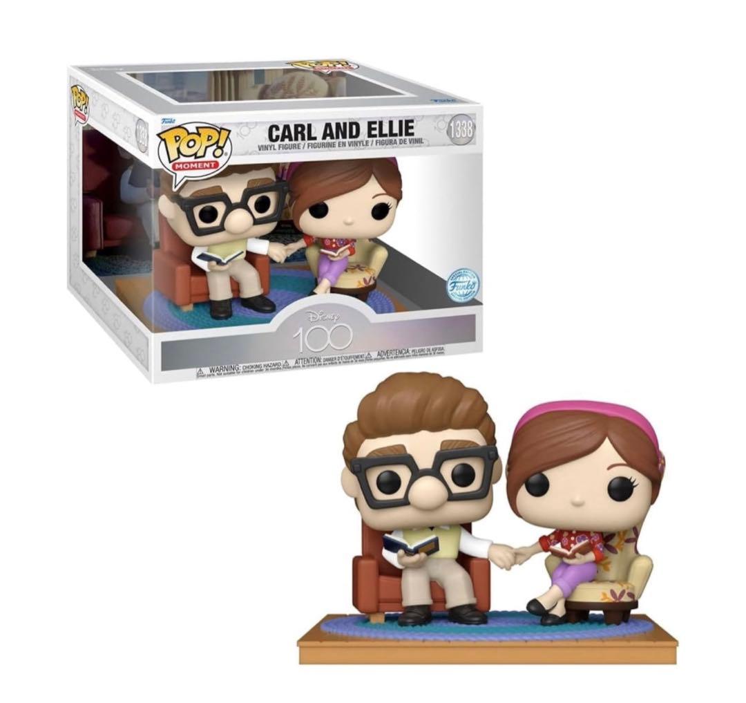 ディズニー100th カールじいさんの空飛ぶ家 カール & エリー フィギュア