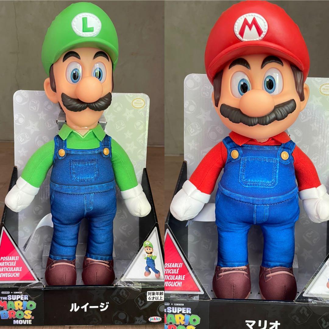 スーパーマリオブラザーズ 映画 フィギュア マリオ ルイージ セット スーパーマリオ アクションフィギュア ルイージ ザ・スーパーマリオ